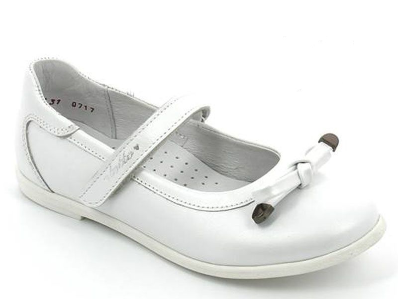 Туфли школьные 30012-КП-9 (белый) фото 1