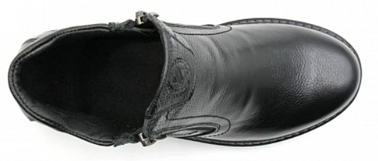 Ботинки ортопедические мужские демисезонные Ортомода 92522-Х-101 черные кожаные фото 2