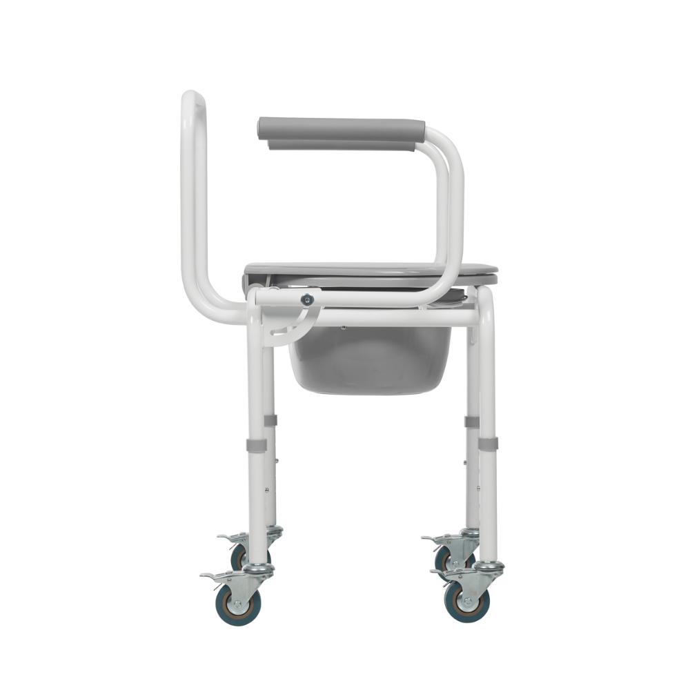 Кресло-туалет (инвалидное) TU 80 с колесами фото 2