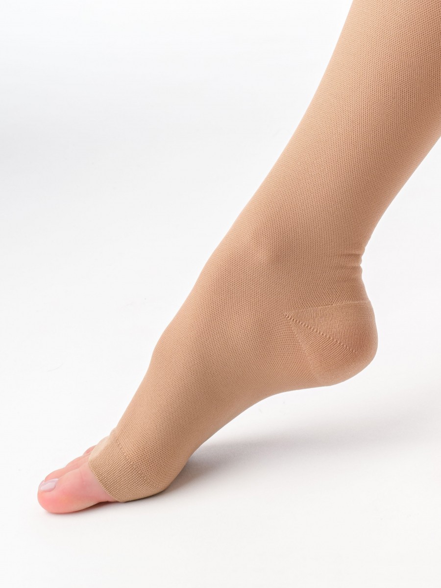 Компрессионные чулки Medi duomed 2 кл.компр. с открытым носком и резинкой на силиконовой основе фото 1