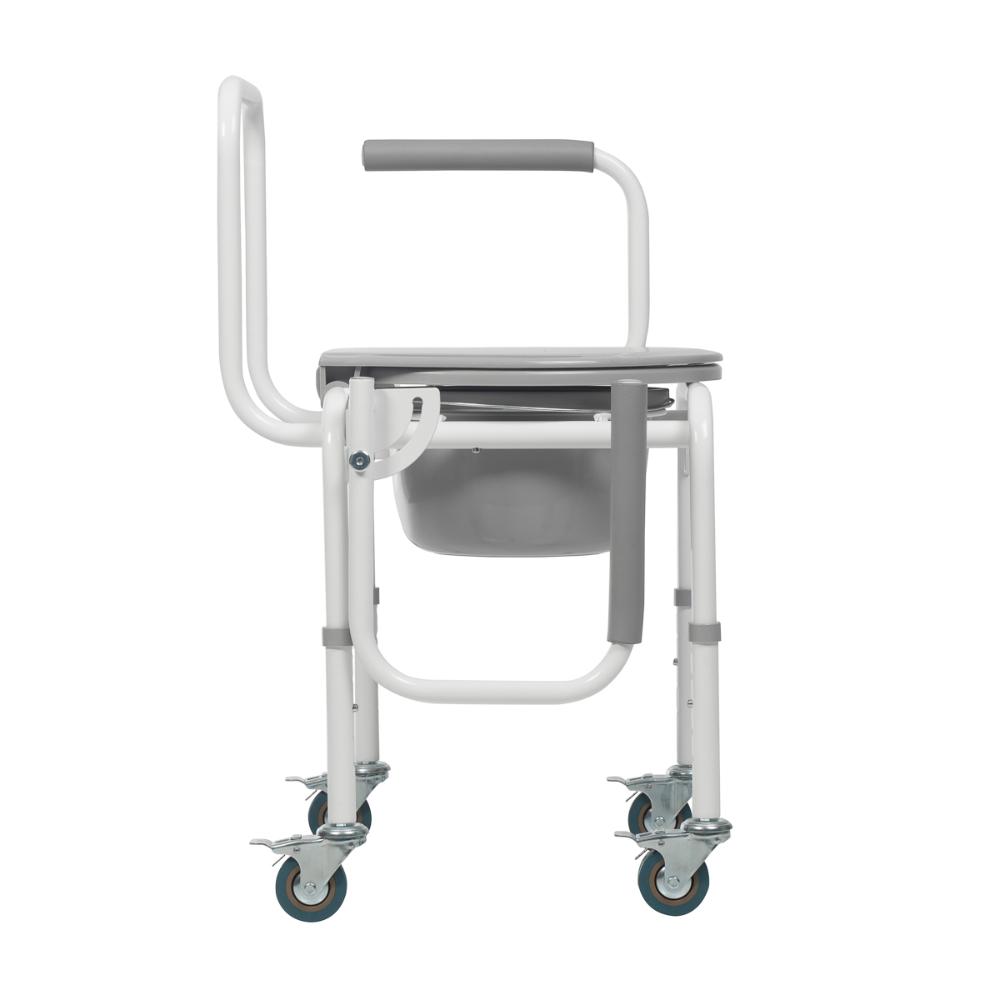 Кресло-туалет (инвалидное) TU 80 с колесами фото 4