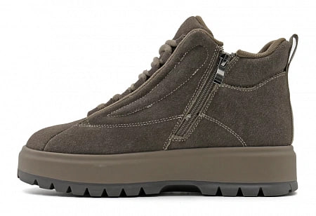 Ботинки ортопедические женские зимние Ортомода 88004-В-904 бежевые замша с шерстью фото 3