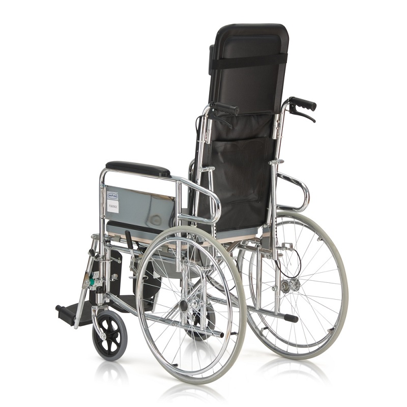 Кресло-коляска (инвалидное)  с санитарным оснащением FS 609 GC "Армед" фото 7