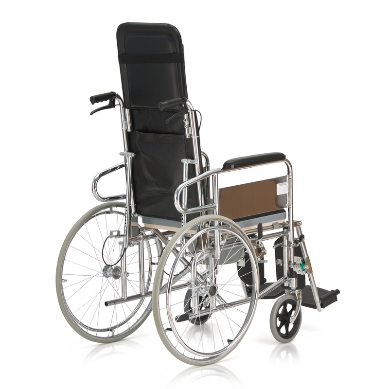 Кресло-коляска (инвалидное)  с санитарным оснащением FS 609 GC "Армед" фото 6