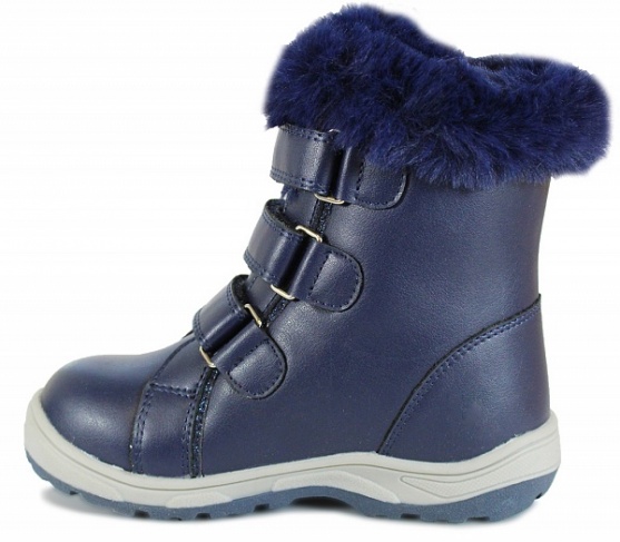 Ботинки зимние для девочки синие А45-092 фото 3